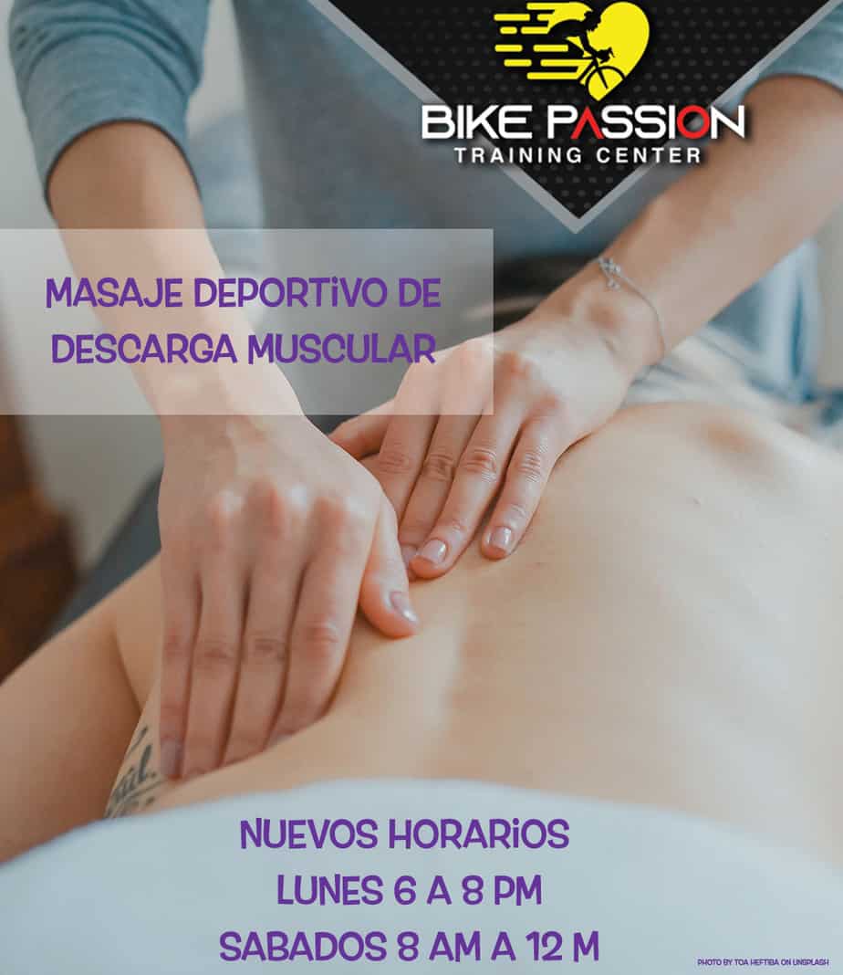 Masaje descarga muscular online
